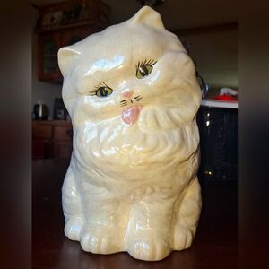 Vintage 1970s Persian Ceramic Cat